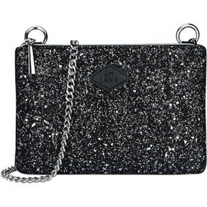 Clutch Purse for Women, Crossbody Glitter Evening Bag, Sequin Handbag Black